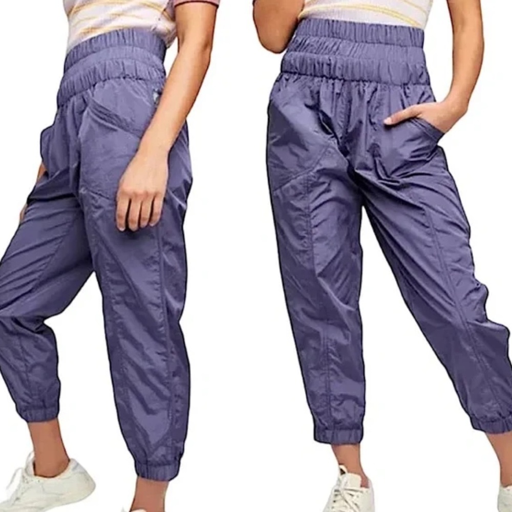 NWT Free People Movement High Rise Jogger in Purple, Size Medium